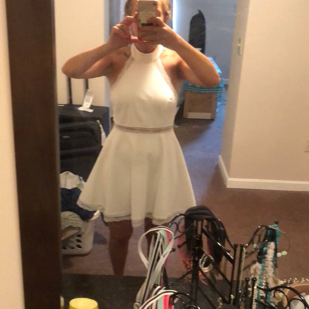 White lulu dress